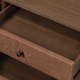 Mikeal Desk - Chestnut Parawood | shipping 10/15/2026