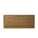 Minnie 7 Drawer Dresser - Aged Natural Oak Veneer | shipping 10/25/2026