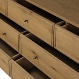Minnie 7 Drawer Dresser - Aged Natural Oak Veneer | shipping 10/25/2026