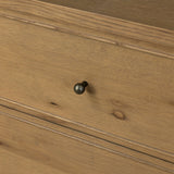 Minnie 7 Drawer Dresser - Aged Natural Oak Veneer | shipping 10/25/2026