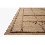 Jeremiah Brent x Loloi Tracery Natural / Mocha Hand-Knotted Rug