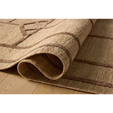Jeremiah Brent x Loloi Tracery Natural / Mocha Hand-Knotted Rug