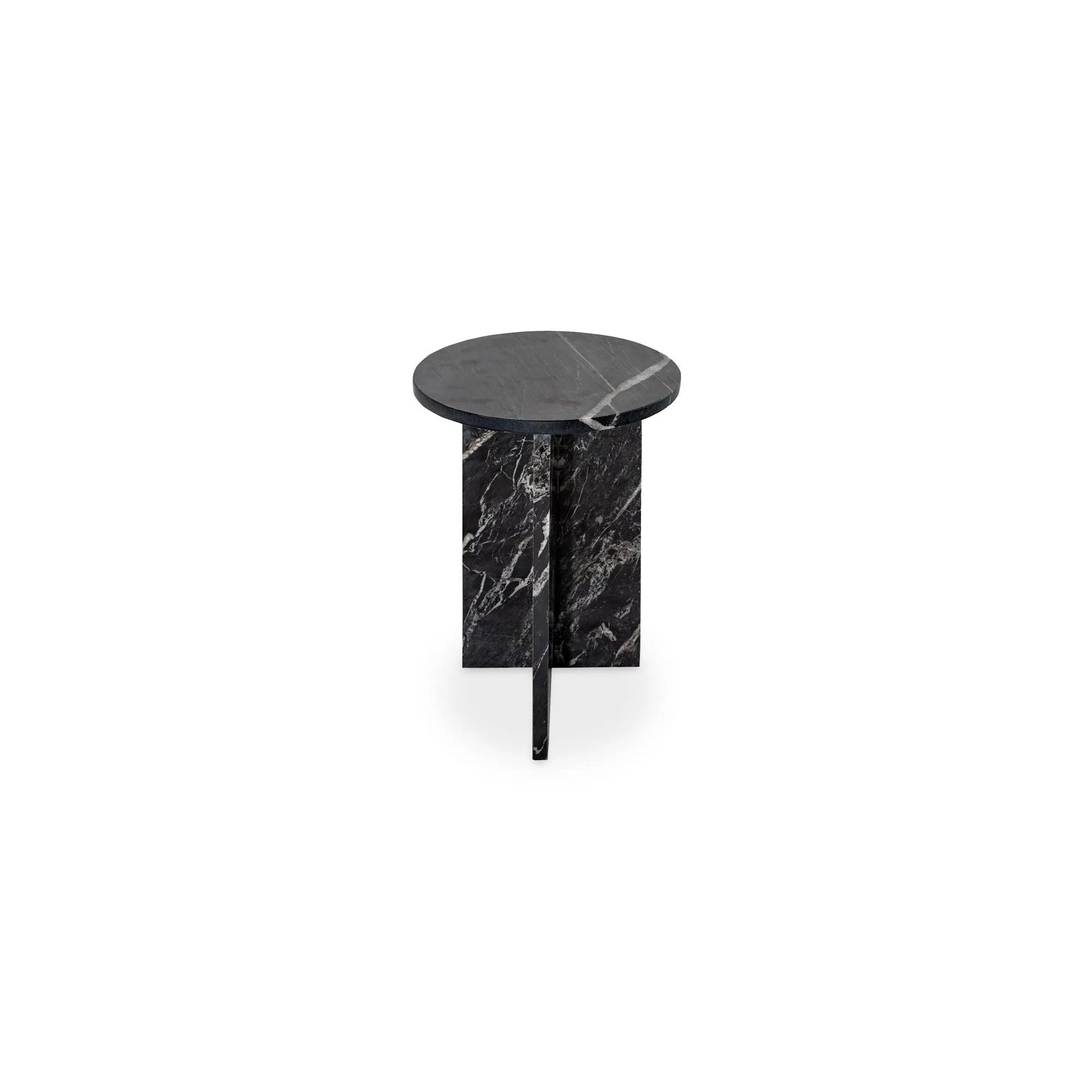 Small table, big presence. Grace brings a quiet, sculptural mood—like a gallery piece that happens to hold your coffee. Carved from solid black marble, each surface shows natural movement, so no two feel identical. The rounded top and bold geometric base keep the look contemporary while staying easy to mix with other pieces. Amethyst Home provides interior design, new home construction design consulting, vintage area rugs, and lighting in the Winter Garden metro area.