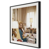 Monocled Miss by Slim Aarons - Black Maple