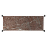 Monroe Bookshelf - Textured Smoke and Russet - Aged Hammered Iron | shipping 12/25/2026