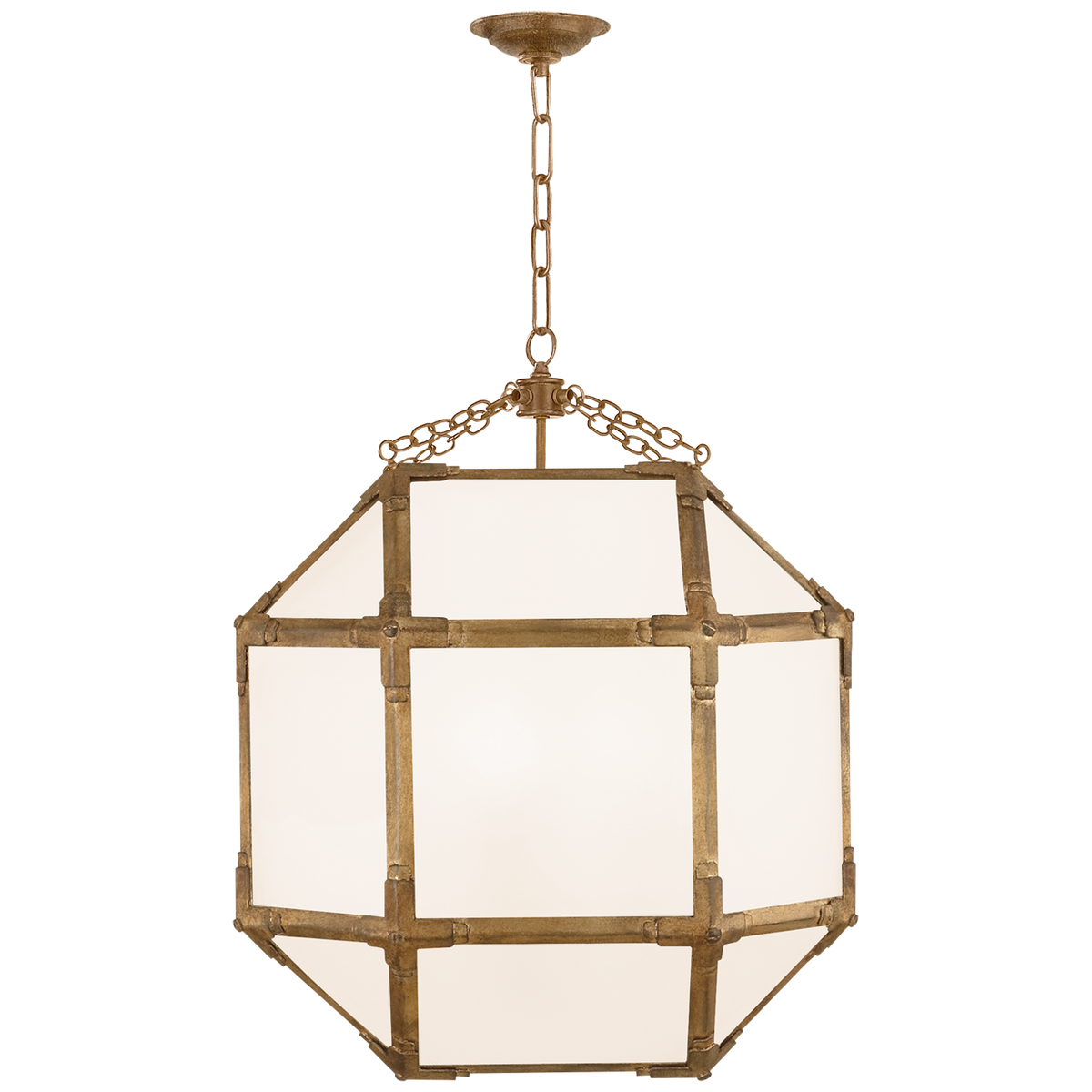 Morris Medium Lantern Gilded Iron | shipping 10/21/2025