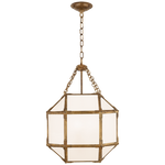 Featuring Morris Small Lantern Gilded Iron by Visual Comfort at Amethyst Home. The Morris by Suzanne Kasler adds refined charm to any style of kitchen or entryway. Clear or white glass panes adorn the geometric frame in antique zinc, polished nickel or gilded iron, allowing for brighter or more diffused illumination.
Overall Dimensions: 13.5" L x 13.5" W x 21.5" HWeight: 14 lbs.. Amethyst Home provides interior design, new construction, custom furniture, and area rugs in the Alpharetta metro area