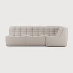 Featuring N701 Beige 90° Square Corner Right Modular Sofa Set by Ethnicraft at Amethyst Home. The N701 sofa is an inviting design that oozes comfort and relaxation. By combining the different modules and sizes, you have unlimited possibilities when it comes to creating your own unique setting. Designed by Jacques Deneef, it’s available in multiple colours and materials, with pre-conf. Amethyst Home provides interior design, new construction, custom furniture, and area rugs in the Austin metro area