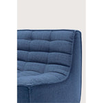 Featuring N701 Blue 90° Round Corner Right Modular Sofa Set by Ethnicraft at Amethyst Home. The N701 sofa is an inviting design that oozes comfort and relaxation. By combining the different modules and sizes, you have unlimited possibilities when it comes to creating your own unique setting. Designed by Jacques Deneef, it’s available in multiple colours and materials, with pre-con. Amethyst Home provides interior design, new construction, custom furniture, and area rugs in the Nashville metro area