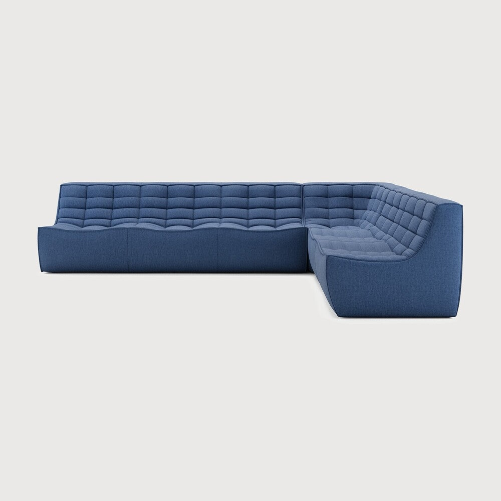 Featuring N701 Blue 90° Square Corner Right Modular Sofa Set by Ethnicraft at Amethyst Home. The N701 sofa is an inviting design that oozes comfort and relaxation. By combining the different modules and sizes, you have unlimited possibilities when it comes to creating your own unique setting. Designed by Jacques Deneef, it’s available in multiple colours and materials, with pre-co. Amethyst Home provides interior design, new construction, custom furniture, and area rugs in the Park City metro area