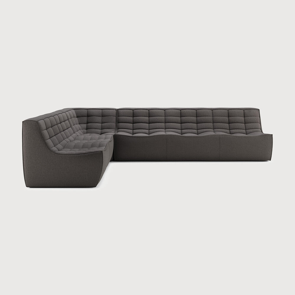 Featuring N701 Dark Grey 90° Square Left Corner Modular Sofa Set by Ethnicraft at Amethyst Home. The N701 sofa is an inviting design that oozes comfort and relaxation. By combining the different modules and sizes, you have unlimited possibilities when it comes to creating your own unique setting. Designed by Jacques Deneef, it’s available in multiple colours and materials, with pre. Amethyst Home provides interior design, new construction, custom furniture, and area rugs in the Monterey metro area