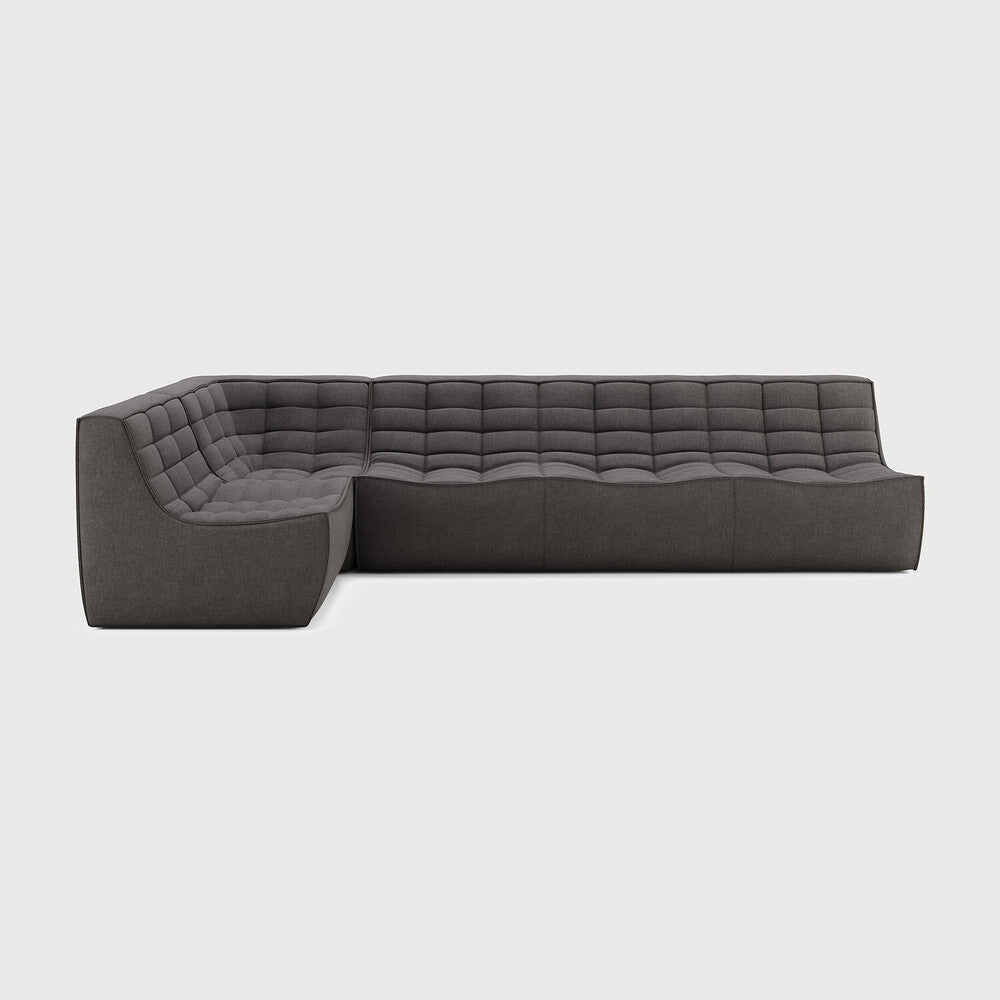 Featuring N701 Dark Grey 90° Square Left Corner Modular Sofa Set by Ethnicraft at Amethyst Home. The N701 sofa is an inviting design that oozes comfort and relaxation. By combining the different modules and sizes, you have unlimited possibilities when it comes to creating your own unique setting. Designed by Jacques Deneef, it’s available in multiple colours and materials, with pre. Amethyst Home provides interior design, new construction, custom furniture, and area rugs in the Monterey metro area