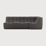 Featuring N701 Dark Grey 90° Square Corner Right Modular Sofa Set by Ethnicraft at Amethyst Home. The N701 sofa is an inviting design that oozes comfort and relaxation. By combining the different modules and sizes, you have unlimited possibilities when it comes to creating your own unique setting. Designed by Jacques Deneef, it’s available in multiple colours and materials, with pre-. Amethyst Home provides interior design, new construction, custom furniture, and area rugs in the Dallas metro area