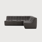 Featuring N701 Dark Grey 90° Square Corner Right Modular Sofa Set by Ethnicraft at Amethyst Home. The N701 sofa is an inviting design that oozes comfort and relaxation. By combining the different modules and sizes, you have unlimited possibilities when it comes to creating your own unique setting. Designed by Jacques Deneef, it’s available in multiple colours and materials, wit. Amethyst Home provides interior design, new construction, custom furniture, and area rugs in the Laguna Beach metro area
