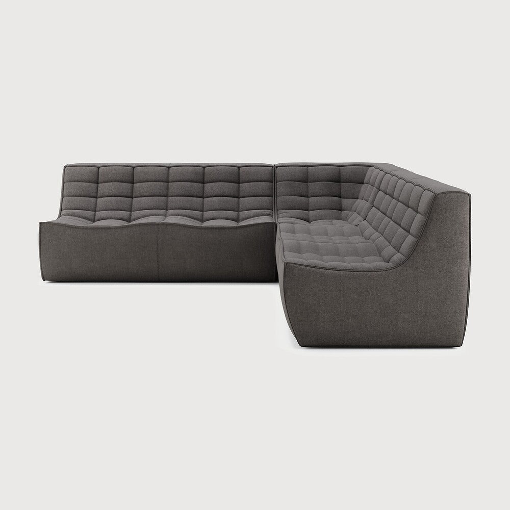 Featuring N701 Dark Grey 90° Square Corner Right Modular Sofa Set by Ethnicraft at Amethyst Home. The N701 sofa is an inviting design that oozes comfort and relaxation. By combining the different modules and sizes, you have unlimited possibilities when it comes to creating your own unique setting. Designed by Jacques Deneef, it’s available in multiple colours and materials, with pre-c. Amethyst Home provides interior design, new construction, custom furniture, and area rugs in the Omaha metro area
