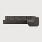 Featuring N701 Dark Grey 90° Square Corner Right Modular Sofa Set by Ethnicraft at Amethyst Home. The N701 sofa is an inviting design that oozes comfort and relaxation. By combining the different modules and sizes, you have unlimited possibilities when it comes to creating your own unique setting. Designed by Jacques Deneef, it’s available in multiple colours and materials, with pre-c. Amethyst Home provides interior design, new construction, custom furniture, and area rugs in the Omaha metro area