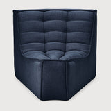 Featuring N701 Graphite 45° Round Corner Modular Sofa Piece by Ethnicraft at Amethyst Home. The N701 sofa is an inviting design that oozes comfort and relaxation. By combining the different modules and sizes, you have unlimited possibilities when it comes to creating your own unique setting.Weight : 30 lbs Dimensions: 39" W x 33" L x 30" H. Amethyst Home provides interior design, new construction, custom furniture, and area rugs in the Tampa metro area