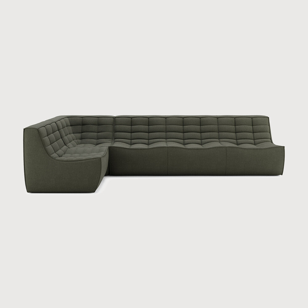N701 Moss 90° Square Left Corner Modular Sofa Set | ready to ship!
