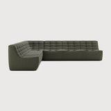 Featuring N701 Moss 90° Square Left Corner Sofa Set by Ethnicraft at Amethyst Home. The N701 sofa is an inviting design that oozes comfort and relaxation. By combining the different modules and sizes, you have unlimited possibilities when it comes to creating your own unique setting. Designed by Jacques Deneef, it’s available in multiple colours and materials, with pre-configured o. Amethyst Home provides interior design, new construction, custom furniture, and area rugs in the Portland metro area