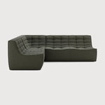 Featuring N701 Moss 90° Square Left Corner Modular Sofa Set by Ethnicraft at Amethyst Home. The N701 sofa is an inviting design that oozes comfort and relaxation. By combining the different modules and sizes, you have unlimited possibilities when it comes to creating your own unique setting. Designed by Jacques Deneef, it’s available in multiple colours and materials, with pre-con. Amethyst Home provides interior design, new construction, custom furniture, and area rugs in the San Diego metro area