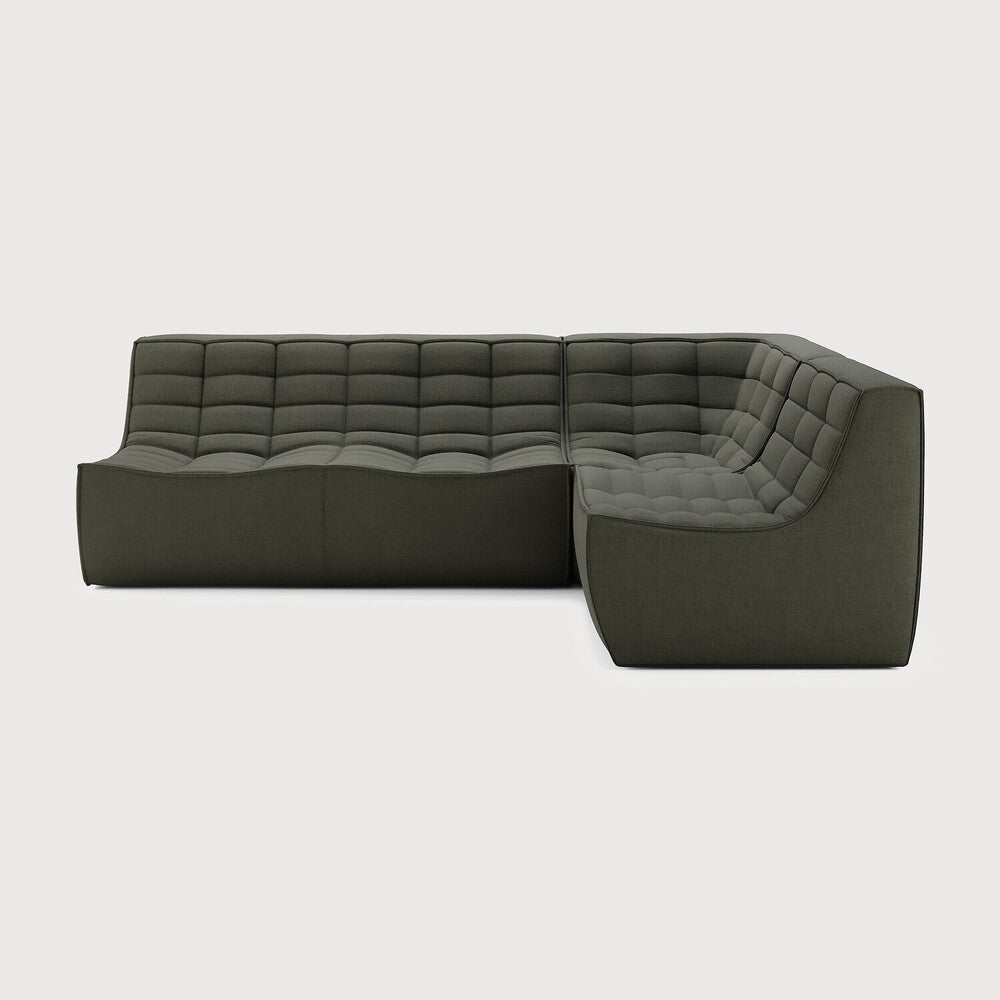 N701 Moss Eco 90° Square Corner Right Modular Sofa Set | ready to ship!