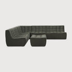 Featuring N701 Moss Footstool by Ethnicraft at Amethyst Home. The N701 sofa is an inviting design that oozes comfort and relaxation. By combining the different modules and sizes, you have unlimited possibilities when it comes to creating your own unique setting.Weight : 23 lbs Dimensions: 28" W x 28" L x 17" H. Amethyst Home provides interior design, new construction, custom furniture, and area rugs in the Kansas City metro area
