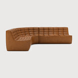 Featuring N701 Old Saddle 90° Round Left Corner Modular Sofa Set by Ethnicraft at Amethyst Home. The N701 sofa is an inviting design that oozes comfort and relaxation. By combining the different modules and sizes, you have unlimited possibilities when it comes to creating your own unique setting. Designed by Jacques Deneef, it’s available in multiple colours and materials, wi. Amethyst Home provides interior design, new construction, custom furniture, and area rugs in the Salt Lake City metro area