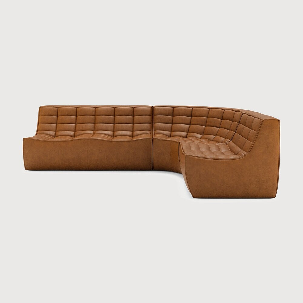 Featuring N701 Old Saddle 90° Round Corner Right Modular Sofa Set by Ethnicraft at Amethyst Home. The N701 sofa is an inviting design that oozes comfort and relaxation. By combining the different modules and sizes, you have unlimited possibilities when it comes to creating your own unique setting. Designed by Jacques Deneef, it’s available in multiple colours and materials, with pre-c. Amethyst Home provides interior design, new construction, custom furniture, and area rugs in the Tampa metro area