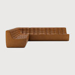 Featuring N701 Old Saddle 90° Square Left Corner Modular Sofa Set by Ethnicraft at Amethyst Home. The N701 sofa is an inviting design that oozes comfort and relaxation. By combining the different modules and sizes, you have unlimited possibilities when it comes to creating your own unique setting. Designed by Jacques Deneef, it’s available in multiple colours and materials, wit. Amethyst Home provides interior design, new construction, custom furniture, and area rugs in the Laguna Beach metro area