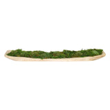 Create a luxurious atmosphere with this green Moss Mound, housed in a wood trough. Standing at 4", this lifelike faux design adds sophistication, perfect for a dining table centerpiece or console display. This piece brings everlasting elegance, staying vibrant for any occasion without the hassle of care Amethyst Home provides interior design, new home construction design consulting, vintage area rugs, and lighting in the Park City metro area.