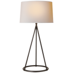 Featuring Nina Tapered Table Lamp Aged Iron by Visual Comfort at Amethyst Home. The Nina by Thomas O'Brien plays on proportion, scale, and architectural details. Subtly colored patina finishes adorn a simple geometric base with a graphic quality that will lend itself to various interior styles.
Overall Dimensions: 15" L x 15" W x 31" HWeight: 7 lbs.. Amethyst Home provides interior design, new construction, custom furniture, and area rugs in the Austin metro area