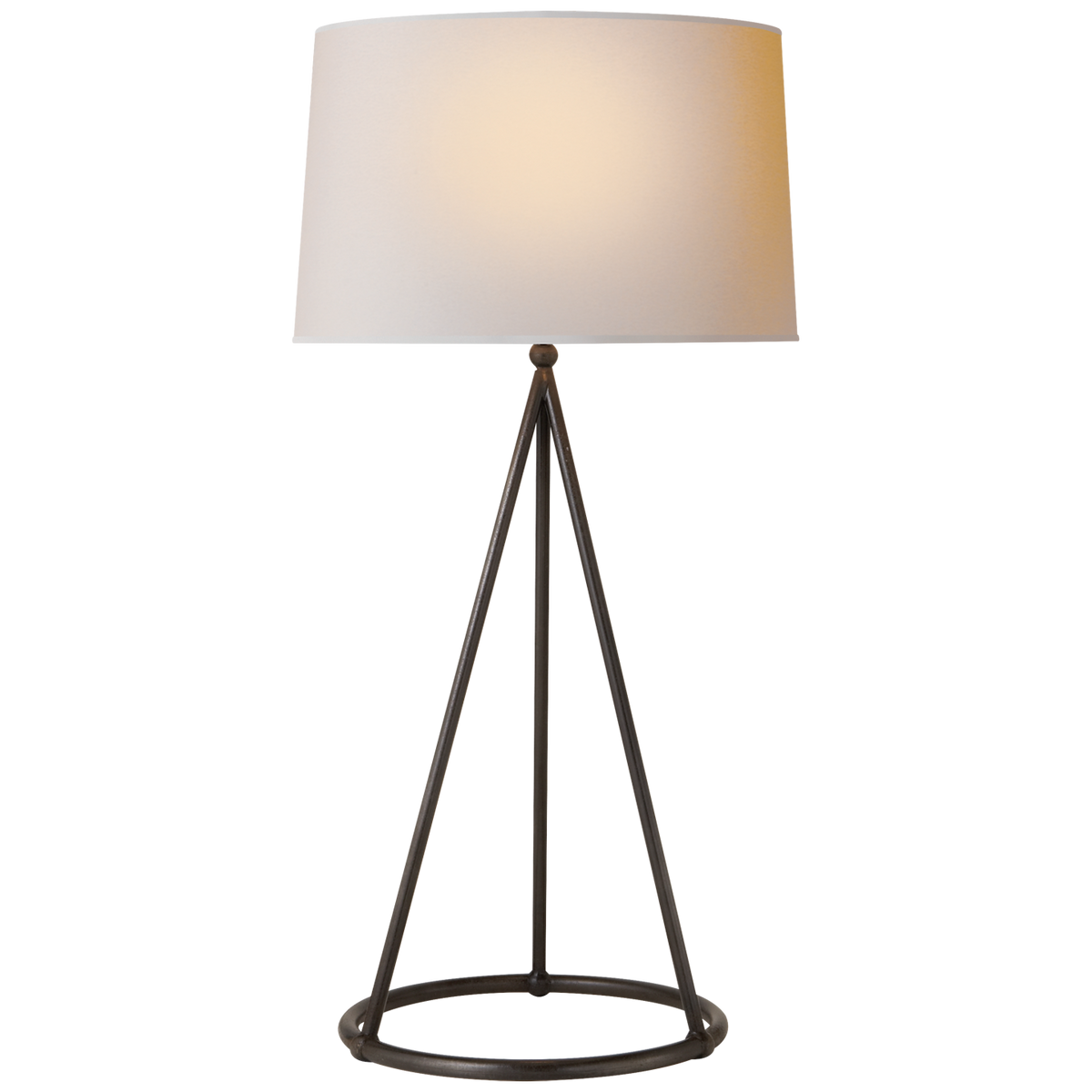 Nina Tapered Table Lamp Aged Iron | ready to ship!