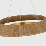 Featuring Noa Small Chandelier Hand Rubbed Antique Brass by Visual Comfort at Amethyst Home. The Noa Small Chandelier by Sean Lavin is a woven series designed to captivate natural elements. This Modern Ring Chandelier is more than just a lighting fixture-it's a statement piece that transforms any space into a haven of modern elegance. Whether suspended above a dining table, in a livin. Amethyst Home provides interior design, new construction, custom furniture, and area rugs in the Omaha metro area
