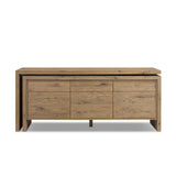 Noah Rotating Desk - Aged Smoked Oak Resawn