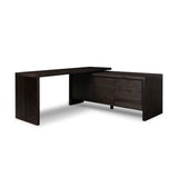 Noah Rotating Desk - Smoked Black Resawn Oak | shipping 09/10/2026
