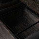 Noah Rotating Desk - Smoked Black Resawn Oak | shipping 09/10/2026