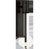 Featuring Nye Small Bracketed Sconce Bronze by Visual Comfort at Amethyst Home. A modern take on classic minimalist lighting, the Kelly Wearstler Nye series showcases the relationship between artisanal-blown clear glass and innovative LED technology with sleek cylindrical metal accents. Featuring clean sculptural lines and harmonious proportions, the globe pendant will lend an el. Amethyst Home provides interior design, new construction, custom furniture, and area rugs in the Scottsdale metro area