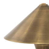 Nyra Cordless Table Lamp - Aged Antique Brass Iron | shipping 10/15/2026