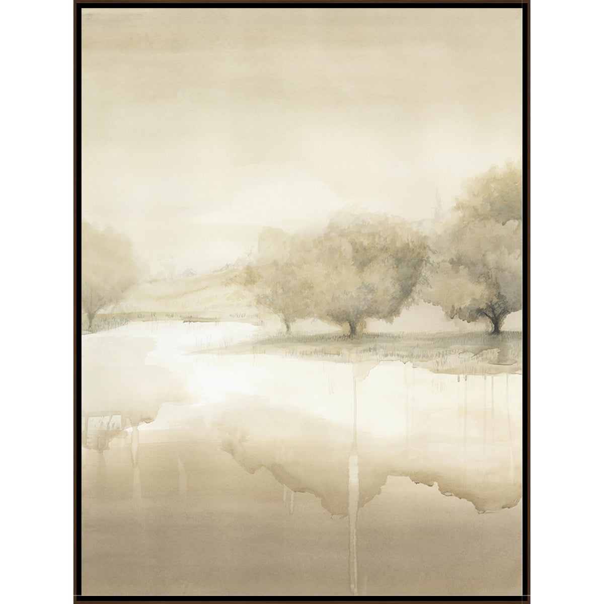 Ochre Trees I Art