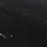 Oranda End Table - Black Scalloped Marble - Black Marble