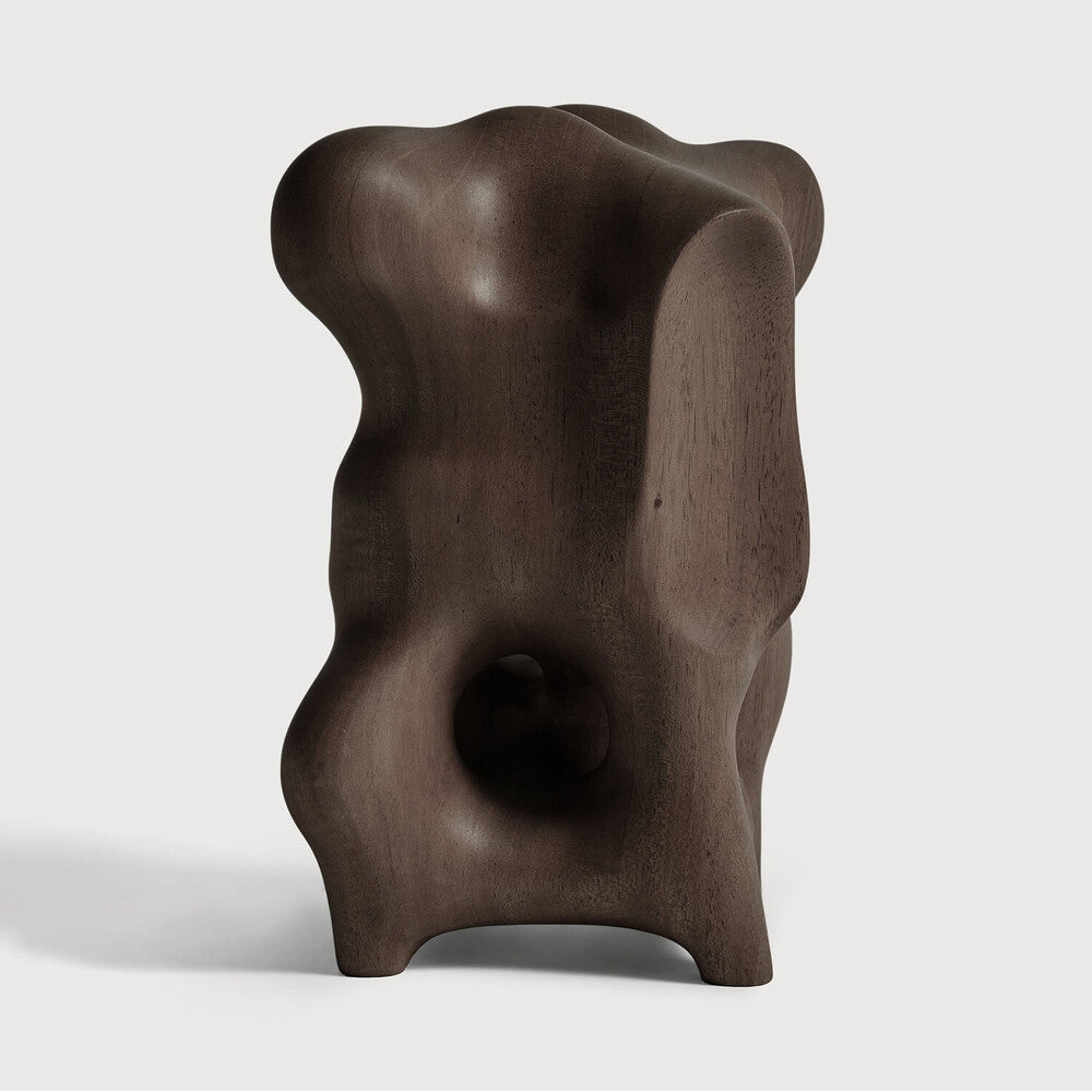 The contemporary sculptures series was crafted by our in-house master sculptor, Hartoyo. In each piece, the solid mahogany wood is sublimed into geometric and organic shapes. Beautiful from every angle and with the changing light of the day, these intriguing pieces will layer meaning into your home.

ICFF 2022 – Editors Award – Accessories category.
Weight : 2 lb Dimensions: 6 in W x 5. Amethyst Home provides interior design, new construction, custom furniture, and area rugs in the Nashville metro area