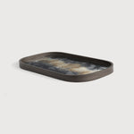 A subdued color palette meets captivating motifs inspired by nature and travel. This Black Organic glass valet tray experiments with the balance between rich patterns offset with muted tones, revealing the beauty behind the deceivingly ordinary subjects from which inspiration is drawn. In doing so, this collection captures the essence of timelessness.
Weight : 2 lb Dimensions: 9. Amethyst Home provides interior design, new construction, custom furniture, and area rugs in the Seattle metro area