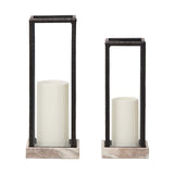 Orlin Outdoor Lantern Set - Black Antique | shipping 10/25/2026