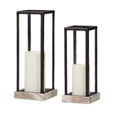 Orlin Outdoor Lantern Set - Black Antique | shipping 10/25/2026