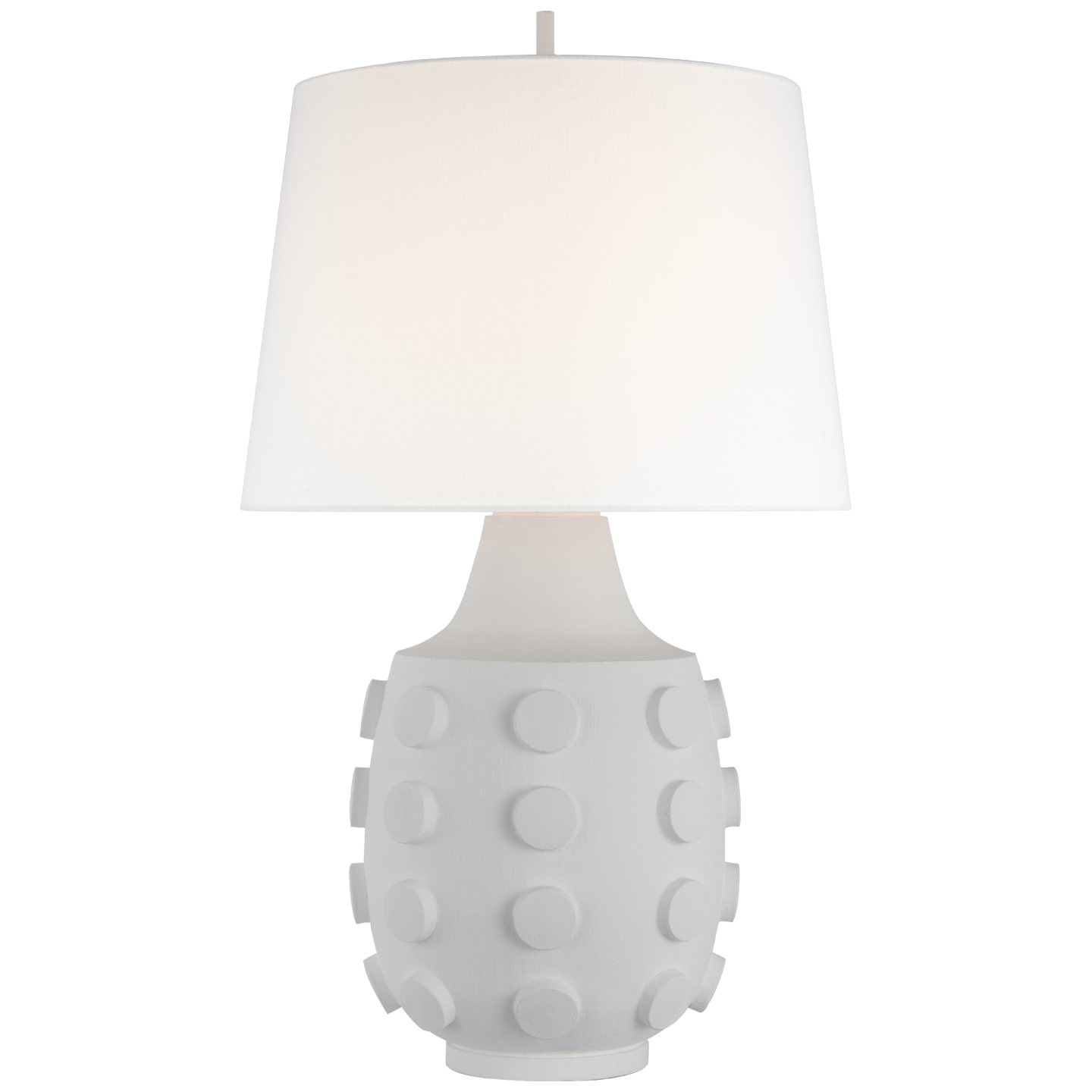 Featuring Orly Large Table Lamp Plaster White by Visual Comfort at Amethyst Home. Illuminate your home with the sophistication of the Orly Large Table Lamp. Crafted from high-quality plaster in a stunning white hue, this lamp exudes a sense of luxury and elegance. Perfect for creating a warm and inviting atmosphere in any room, this lamp is a must-have for any discerning inter. Amethyst Home provides interior design, new construction, custom furniture, and area rugs in the Winter Garden metro area