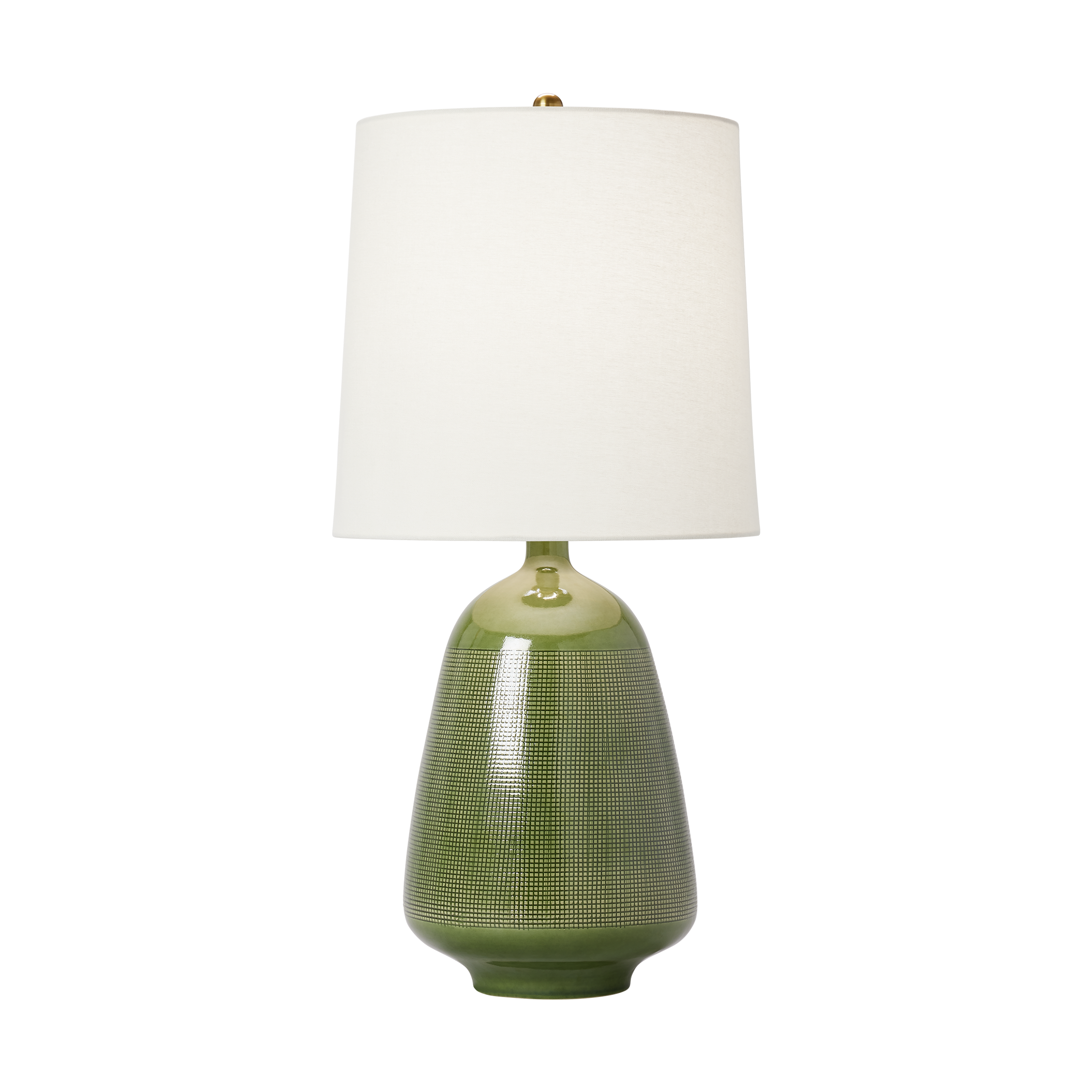 Featuring Ornella Medium Table Lamp Green by Visual Comfort at Amethyst Home. The Ornella Medium Table Lamp in Green is a stunning addition to any space. The sleek and distinguished design adds a touch of sophistication while providing ample lighting for any task. Elevate your home decor with this luxurious and exclusive lamp.
Overall Dimensions: Width : 13.5" L x 13.5" W x 27" . Amethyst Home provides interior design, new construction, custom furniture, and area rugs in the Los Angeles metro area