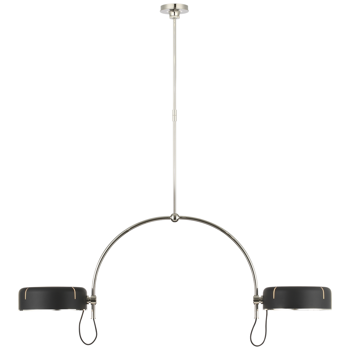 Oso 54" Linear Arched Pendant Polished Nickel | shipping 11/20/2025