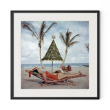 Palm Beach Idyll by Slim Aarons - Black Maple