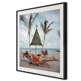 Palm Beach Idyll by Slim Aarons - Black Maple