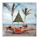 Palm Beach Idyll by Slim Aarons - White Maple